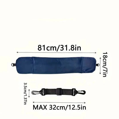 Travel Pillow & Organizer – Large, Polyester, Zipper, Machine Washable - A-1 Thread Vault