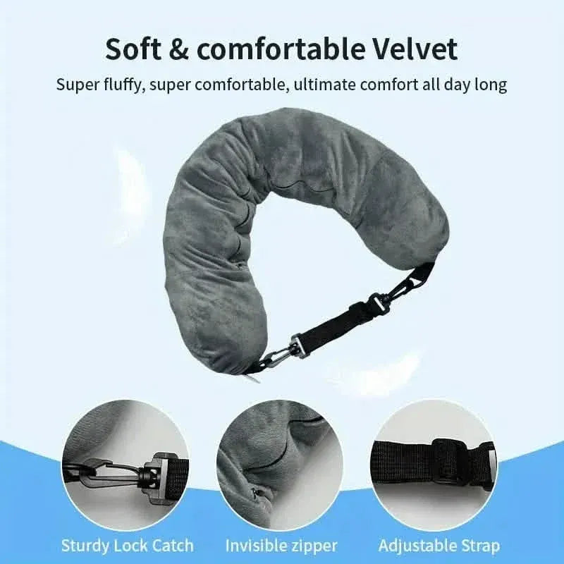 Travel Pillow & Organizer – Large, Polyester, Zipper, Machine Washable - A-1 Thread Vault