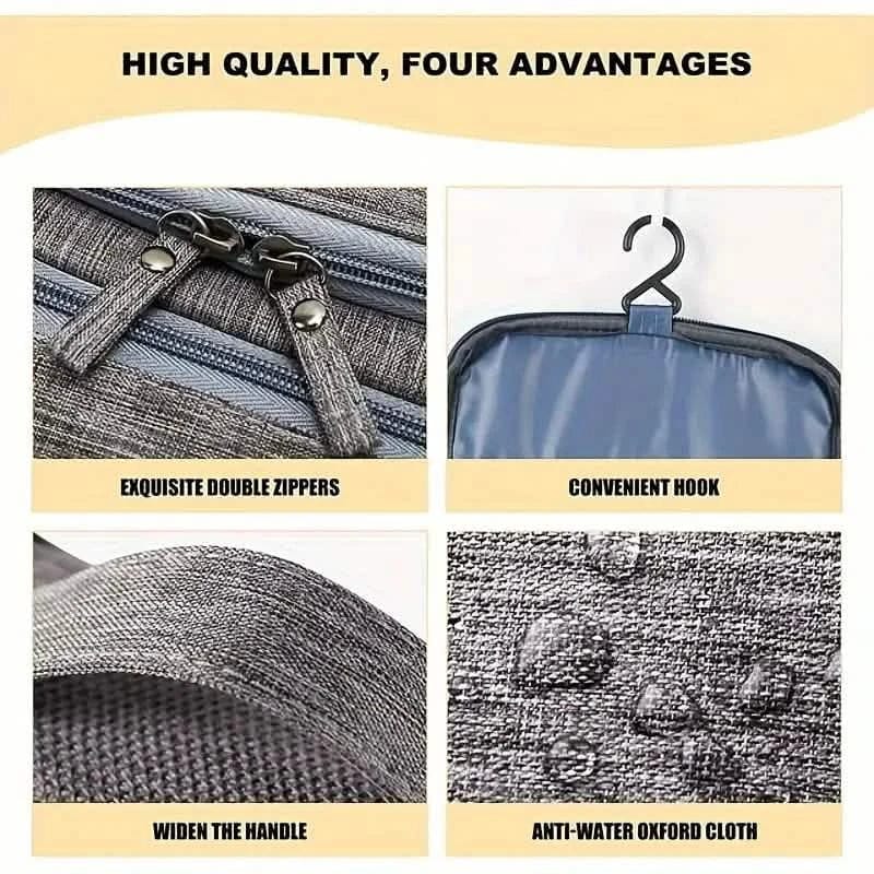 Travel Wash Bag with Hanging Hook - A-1 Thread Vault