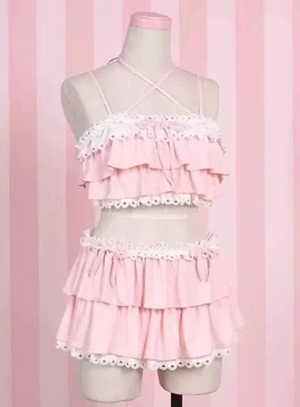 Trendy Ladies High Waisted Bikini Set Tummy Control Swimwear Breathable Quick Dry Stylish Beachwear Pool Party Outfit 2026 New - A-1 Thread Vault