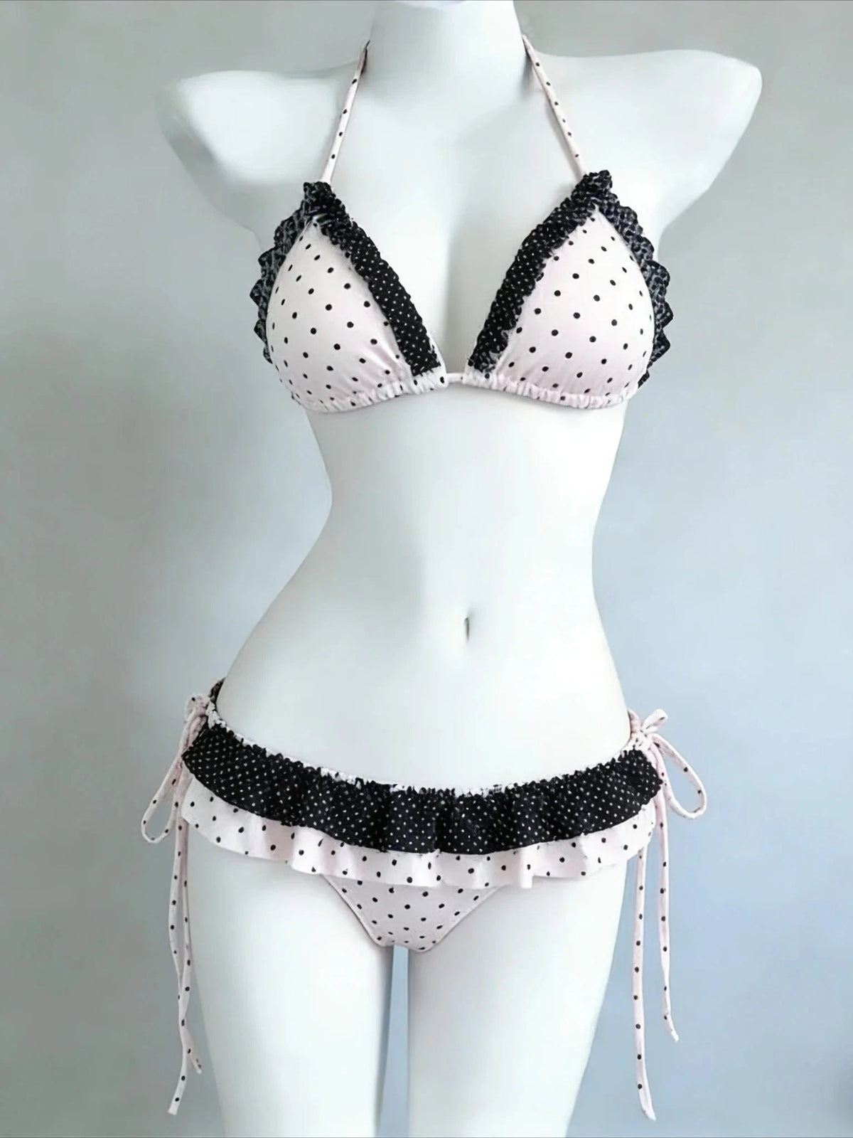 Trendy Ladies High Waisted Bikini Set Tummy Control Swimwear Breathable Quick Dry Stylish Beachwear Pool Party Outfit 2026 New - A-1 Thread Vault