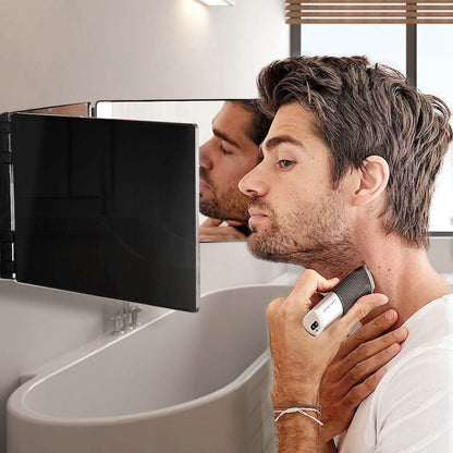 Tri-Fold Mirror with Telescopic Hanger - A-1 Thread Vault