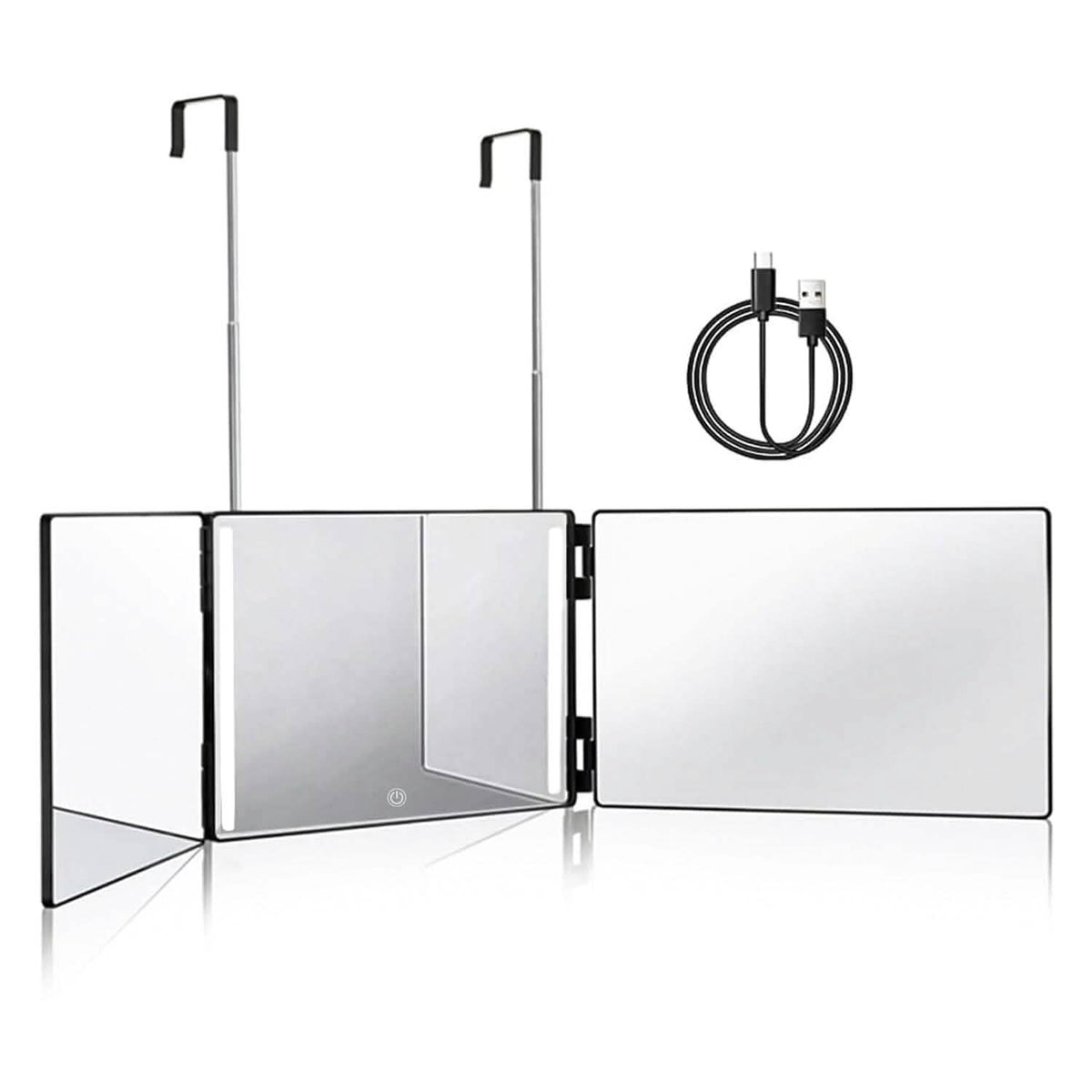 Tri-Fold Mirror with Telescopic Hanger - A-1 Thread Vault