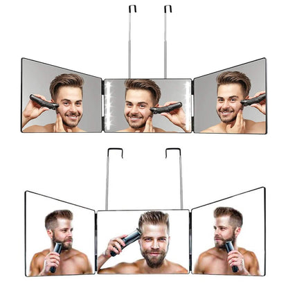 Tri-Fold Mirror with Telescopic Hanger - A-1 Thread Vault