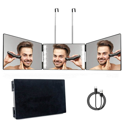Tri-Fold Mirror with Telescopic Hanger - A-1 Thread Vault