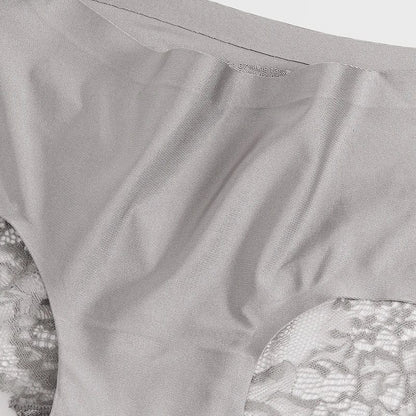 TrowBridge 3PCS/Set Women's Panties Exquisite Lace Underwear Sexy Lingerie Big Size Sweet Silk Satin Briefs Soft Cozy Underpants - A-1 Thread Vault