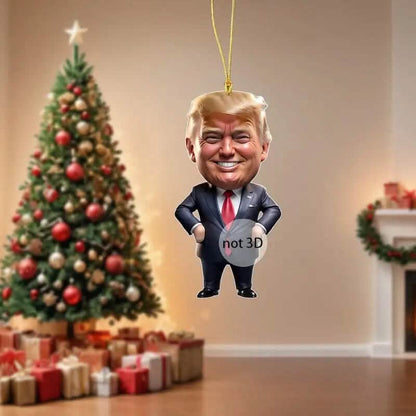 Trump Acrylic Ornament Versatile Hanging Decor - A-1 Thread Vault