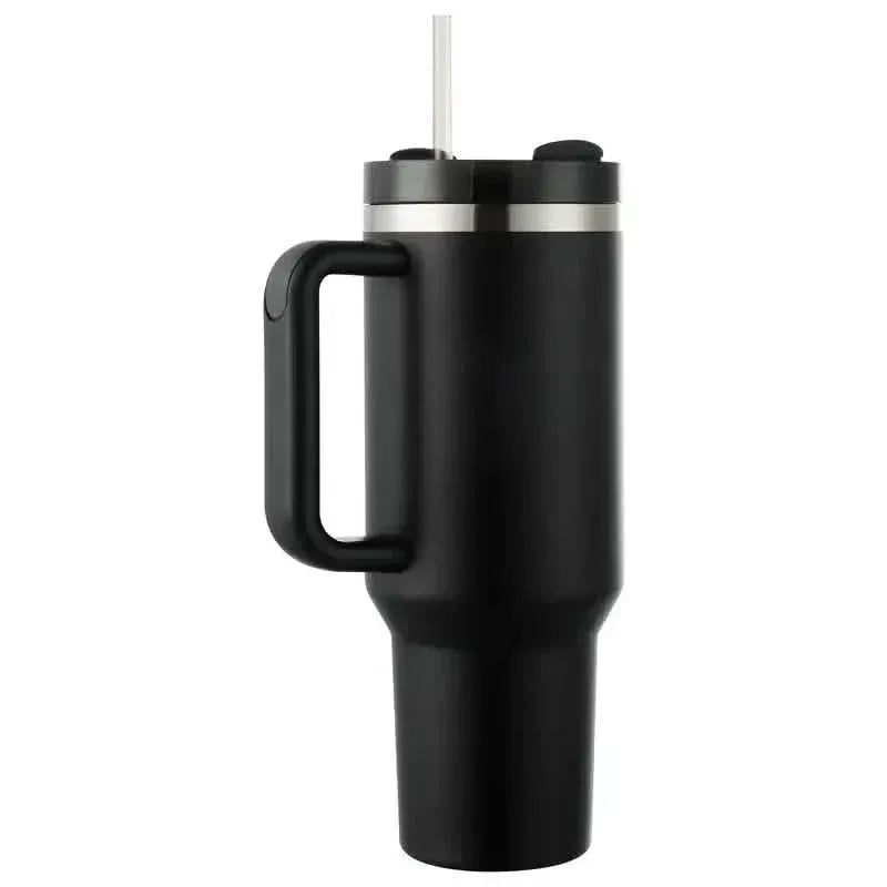 Tumbler with Handle And Straw Lid, Leak-proof Travel 40oz Coffee Mug - A-1 Thread Vault
