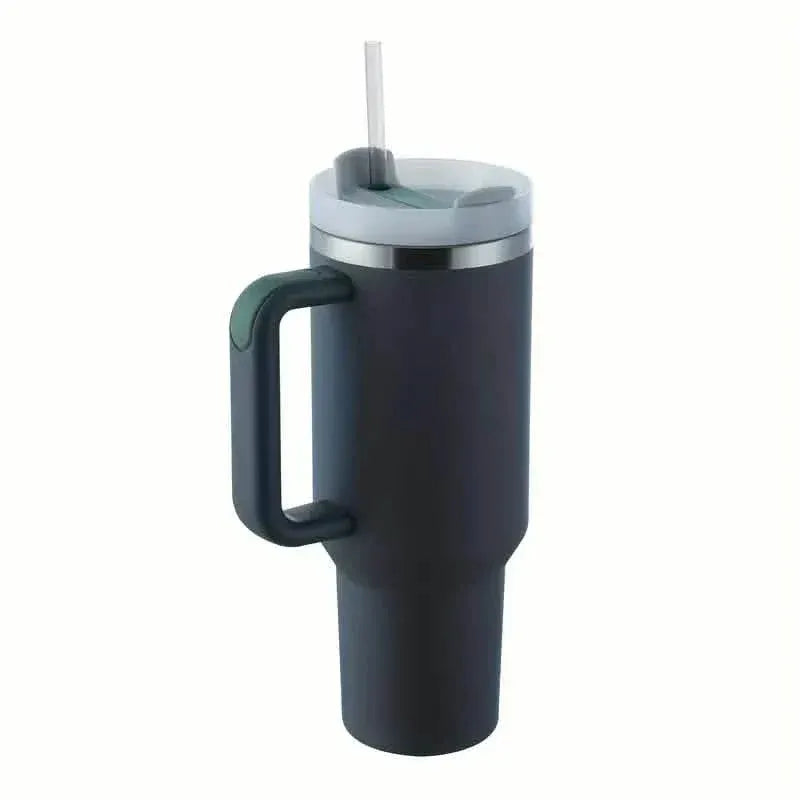 Tumbler with Handle And Straw Lid, Leak-proof Travel 40oz Coffee Mug - A-1 Thread Vault