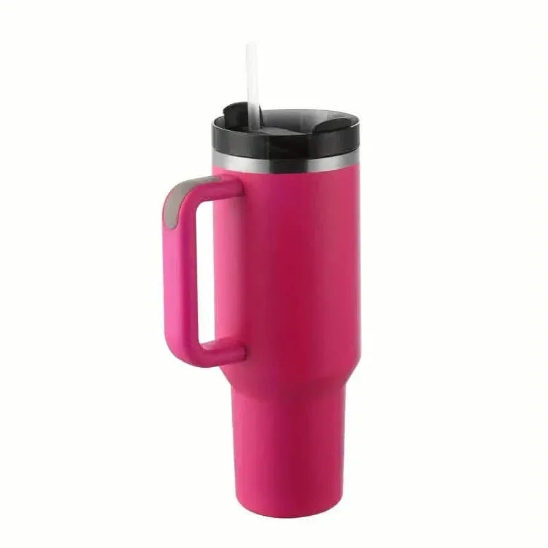 Tumbler with Handle And Straw Lid, Leak-proof Travel 40oz Coffee Mug - A-1 Thread Vault