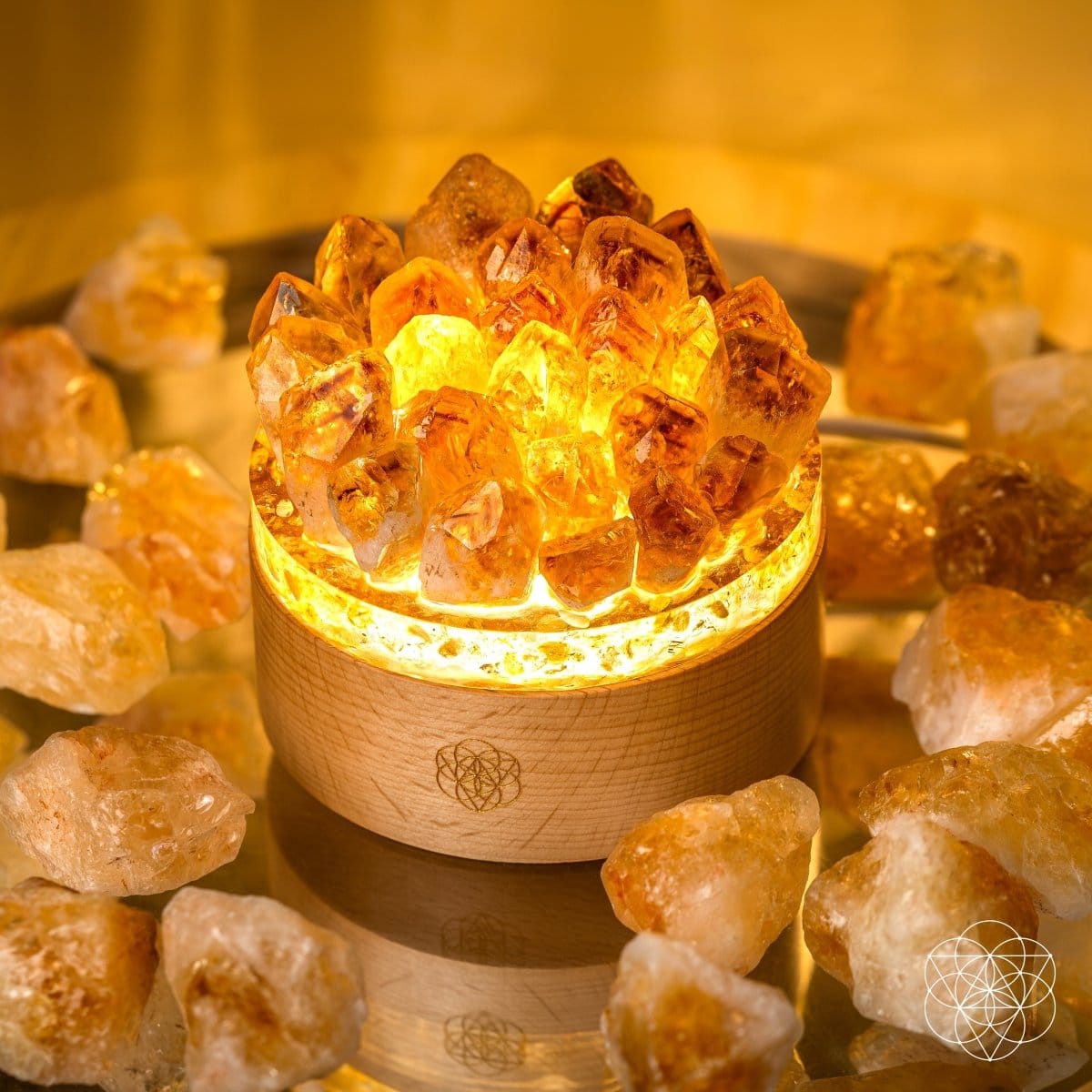 Turn My Life to Gold - Midas Citrine Lamp - A-1 Thread Vault