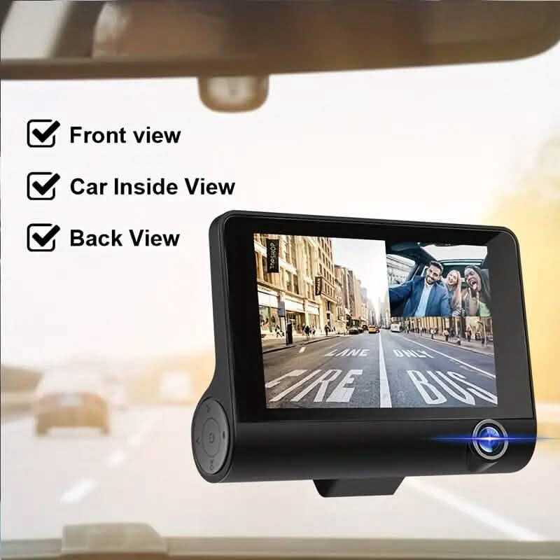 Two-Lens HD Night Vision Driving Recorder with Suction Cup Installation + 32G Card - A-1 Thread Vault