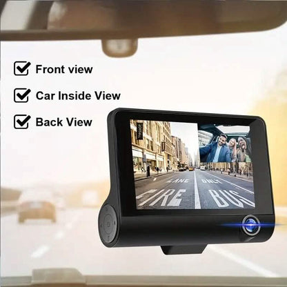 Two-Lens HD Night Vision Driving Recorder with Suction Cup Installation + 32G Card - A-1 Thread Vault