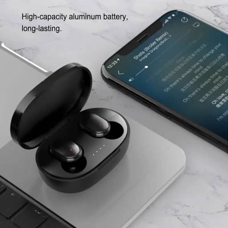 TWS In-Ear Wireless Headphones Mini Earbuds with Charging Case - A-1 Thread Vault