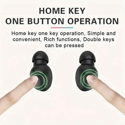 TWS In-Ear Wireless Headphones Mini Earbuds with Charging Case - A-1 Thread Vault