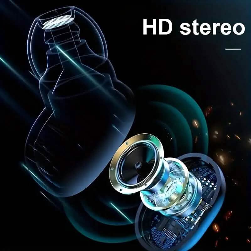 TWS In-Ear Wireless Headphones Mini Earbuds with Charging Case - A-1 Thread Vault