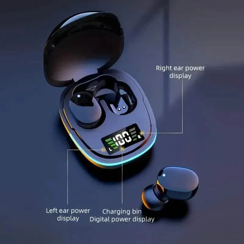 TWS V5.3 True Wireless Earbuds with RGB Charging Case - A-1 Thread Vault