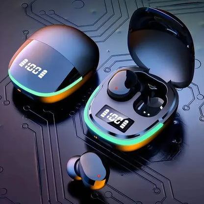 TWS V5.3 True Wireless Earbuds with RGB Charging Case - A-1 Thread Vault