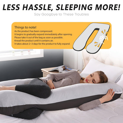 U-Shaped Maternity Pillow – Full Body Support - A-1 Thread Vault