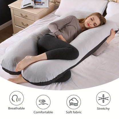 U-Shaped Maternity Pillow – Full Body Support - A-1 Thread Vault