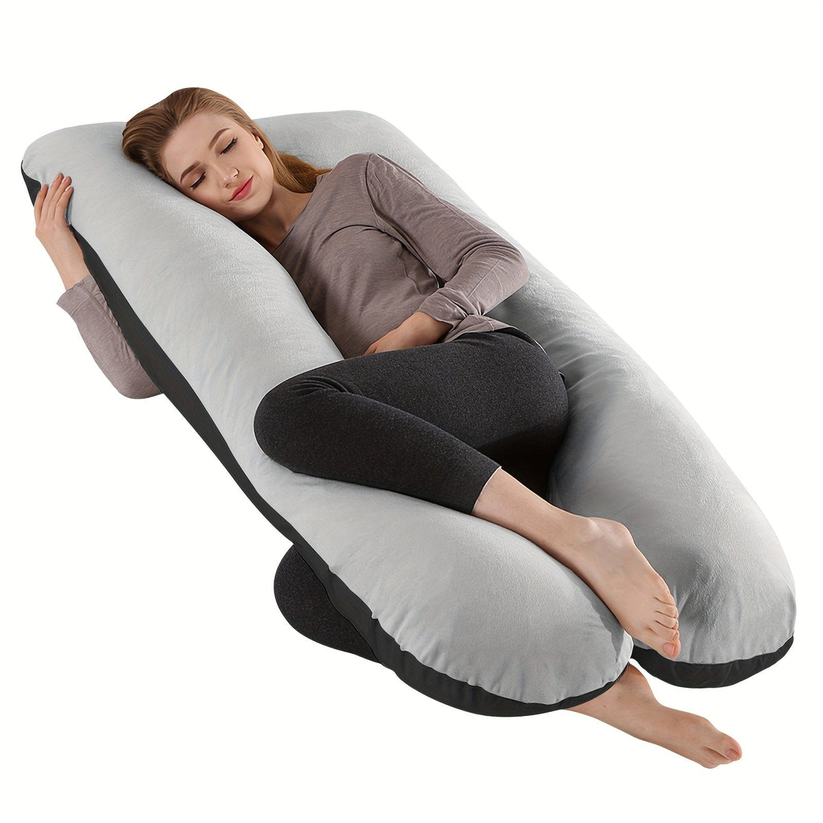 U-Shaped Maternity Pillow – Full Body Support - A-1 Thread Vault