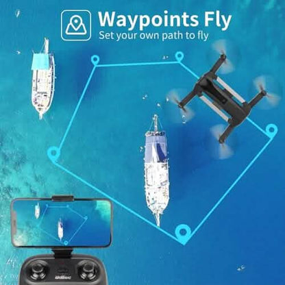 UDIRC Foldable RC Drone FPV WiFi Quadcopter w/ 720P HD Camera & 2 Batteries U73 - A-1 Thread Vault