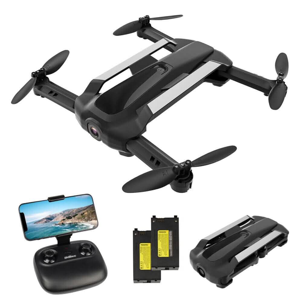 UDIRC Foldable RC Drone FPV WiFi Quadcopter w/ 720P HD Camera & 2 Batteries U73 - A-1 Thread Vault