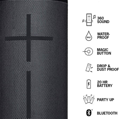 Ultimate Ears MEGABOOM 3 Portable Wireless Bluetooth Speaker (Refurbished) - A-1 Thread Vault