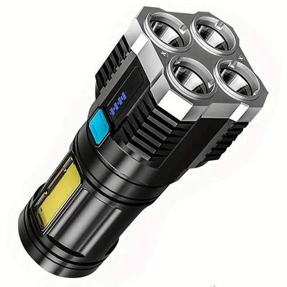 Ultra-Bright USB Rechargeable LED Flashlight - A-1 Thread Vault