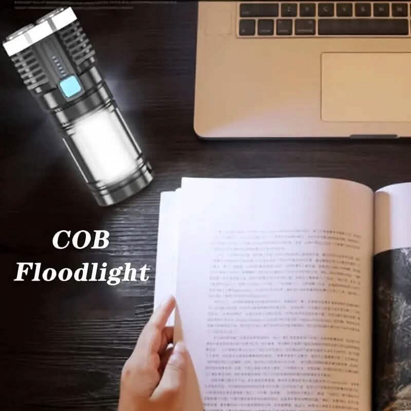 Ultra-Bright USB Rechargeable LED Flashlight - A-1 Thread Vault