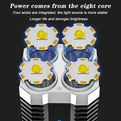 Ultra-Bright USB Rechargeable LED Flashlight - A-1 Thread Vault