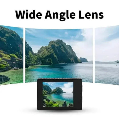 Ultra HD 1080P Action Camera – 140° Wide Angle, Fisheye Lens, LCD Display - A-1 Thread Vault