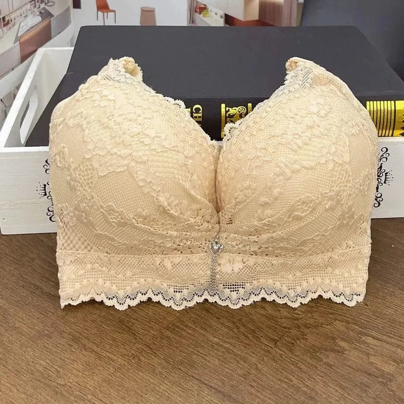 Ultra Push-Up Bra 12CM Extreme Padding for Small Chest Wireless Seamless Plunge Bra with Side Support Enhancer for Flat Chest - A-1 Thread Vault