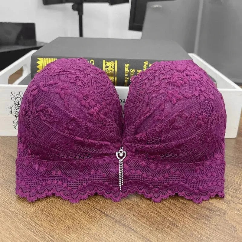 Ultra Push-Up Bra 12CM Extreme Padding for Small Chest Wireless Seamless Plunge Bra with Side Support Enhancer for Flat Chest - A-1 Thread Vault