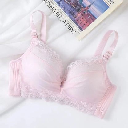Ultra Push Up Bra with Side Support, 8cm Padding Non Slip Bra for Small Chest, Wireless Full Coverage Bra for A/B Cup - A-1 Thread Vault
