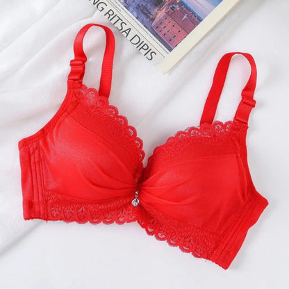 Ultra Push Up Bra with Side Support, 8cm Padding Non Slip Bra for Small Chest, Wireless Full Coverage Bra for A/B Cup - A-1 Thread Vault