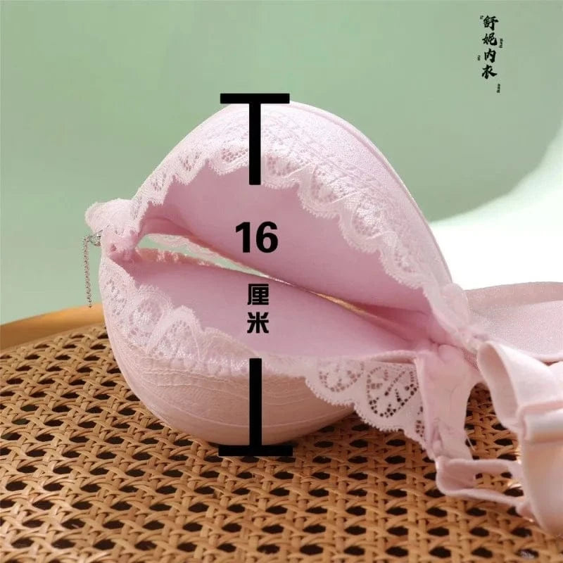 Ultra Push Up Bra with Side Support, 8cm Padding Non Slip Bra for Small Chest, Wireless Full Coverage Bra for A/B Cup - A-1 Thread Vault
