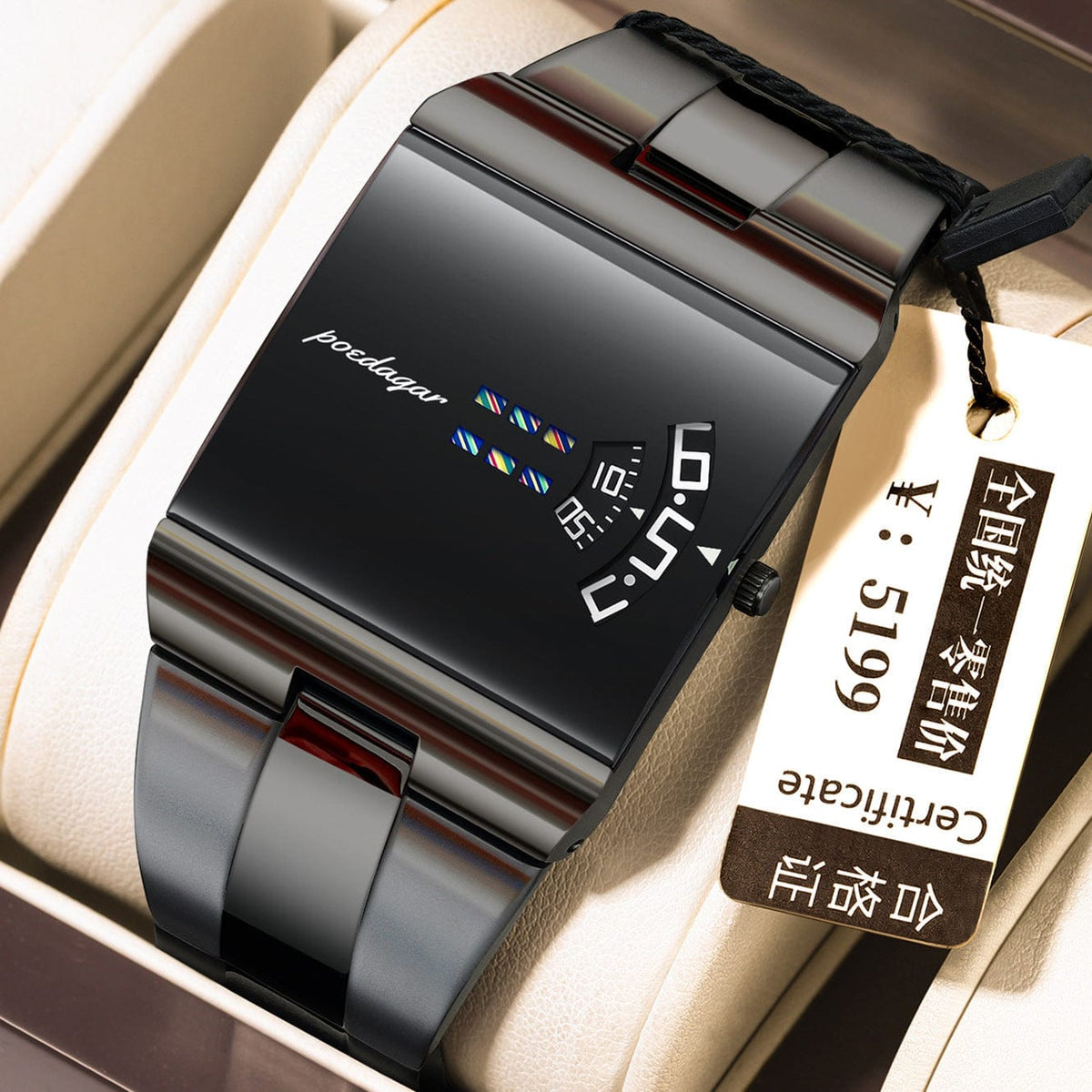 Ultra-thin Trendy Waterproof Quartz Watch - A-1 Thread Vault
