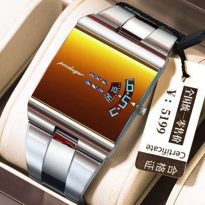 Ultra-thin Trendy Waterproof Quartz Watch - A-1 Thread Vault