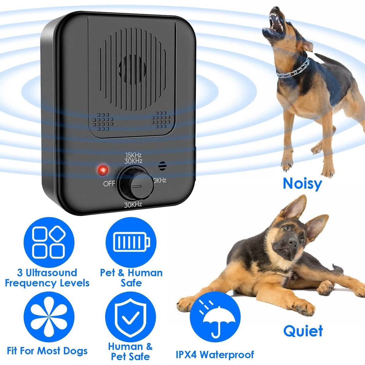 Ultrasonic Anti-Barking Device - A-1 Thread Vault