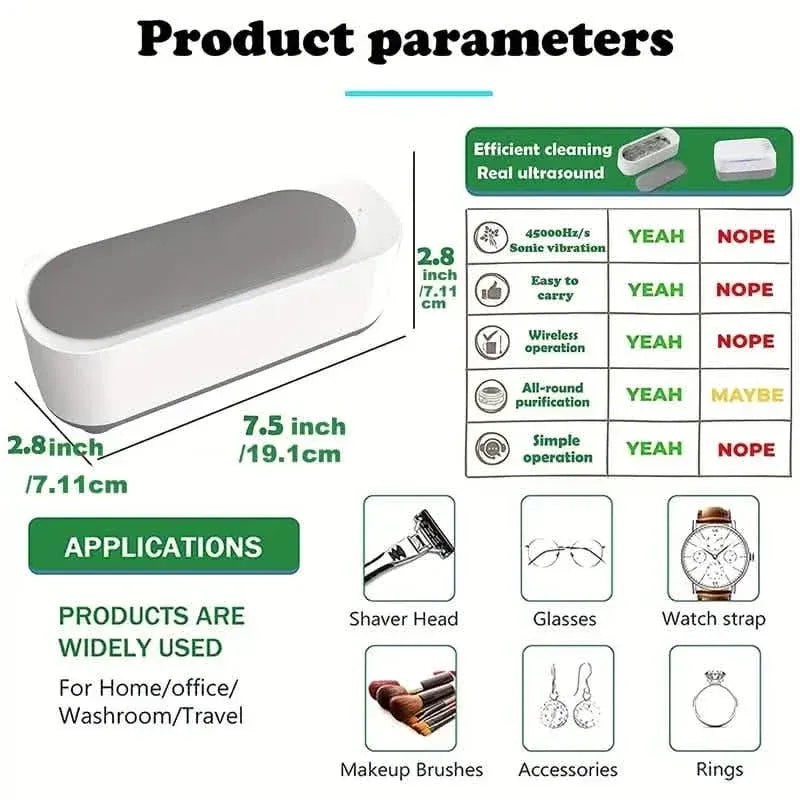Ultrasonic Jewelry Cleaner Portable - A-1 Thread Vault