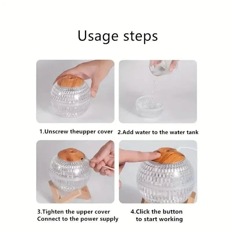 Ultrasonic Moon Night Light Humidifier Dimmable USB Humidificador Mist Maker - A-1 Thread Vault