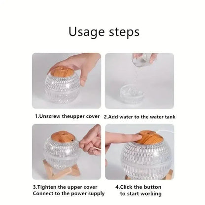 Ultrasonic Moon Night Light Humidifier Dimmable USB Humidificador Mist Maker - A-1 Thread Vault