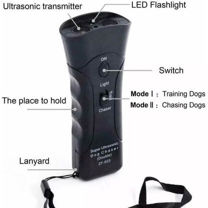 Ultrasonic Pet Dog Anti Bark Training Chaser Control Device - A-1 Thread Vault