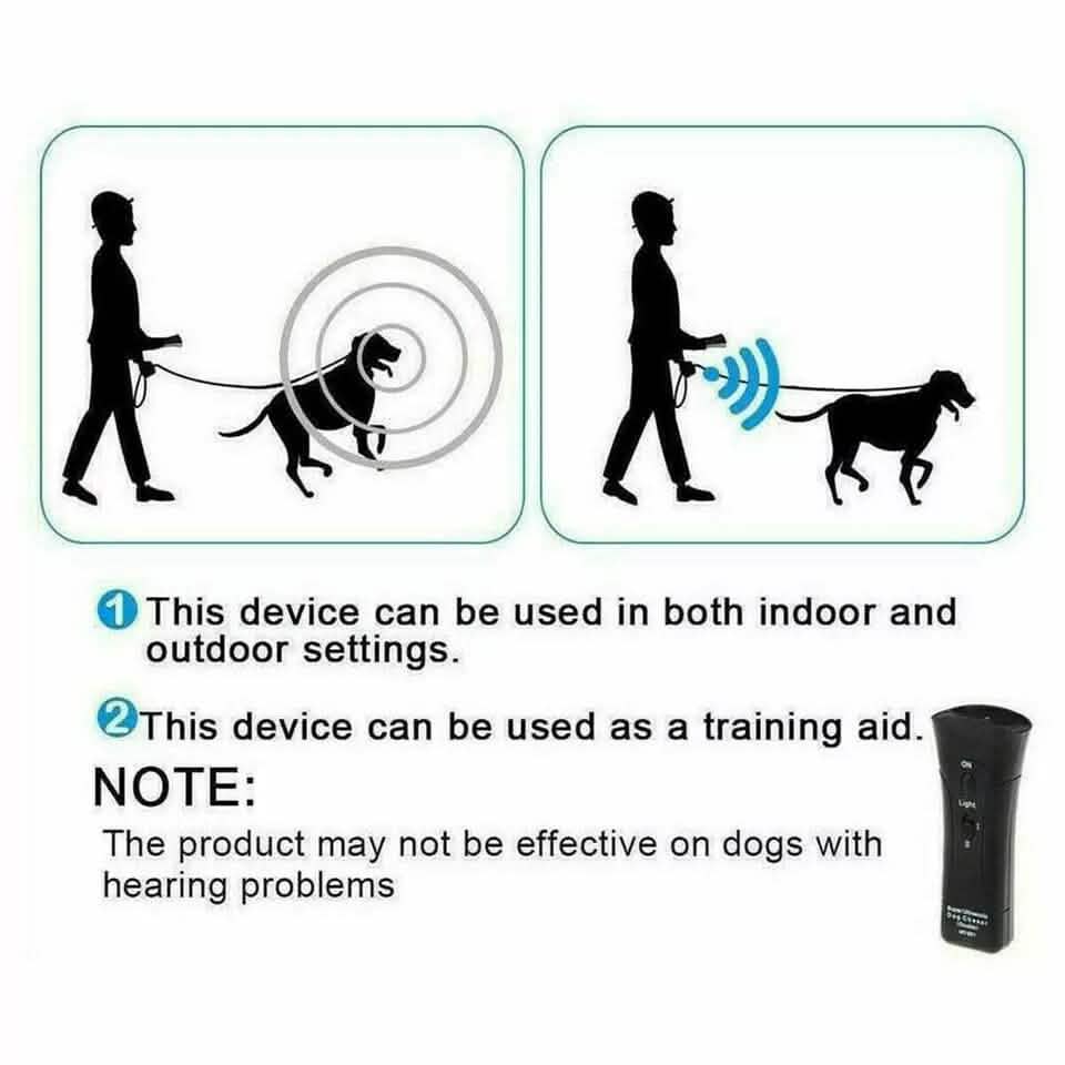 Ultrasonic Pet Dog Anti Bark Training Chaser Control Device - A-1 Thread Vault