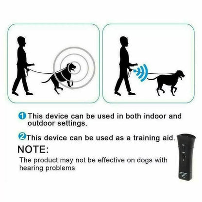 Ultrasonic Pet Dog Anti Bark Training Chaser Control Device - A-1 Thread Vault