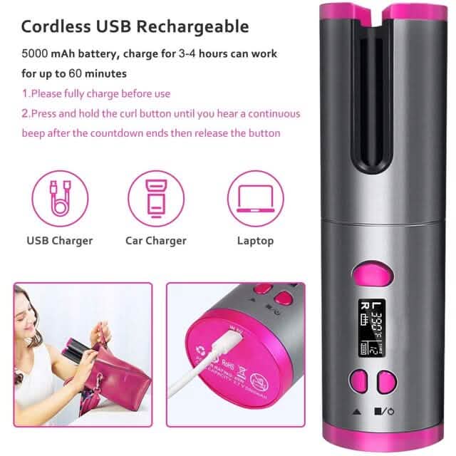 Unbound Cordless Automatic Hair Curler - A-1 Thread Vault