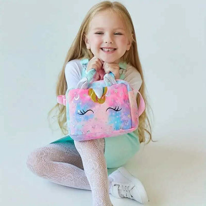 Unicorn Corduroy Shoulder Bag for Girls - A-1 Thread Vault