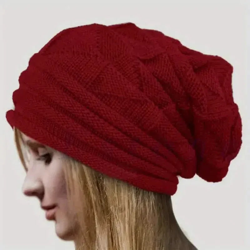 Unisex Oversized Knitted Baggy Beanie - A-1 Thread Vault