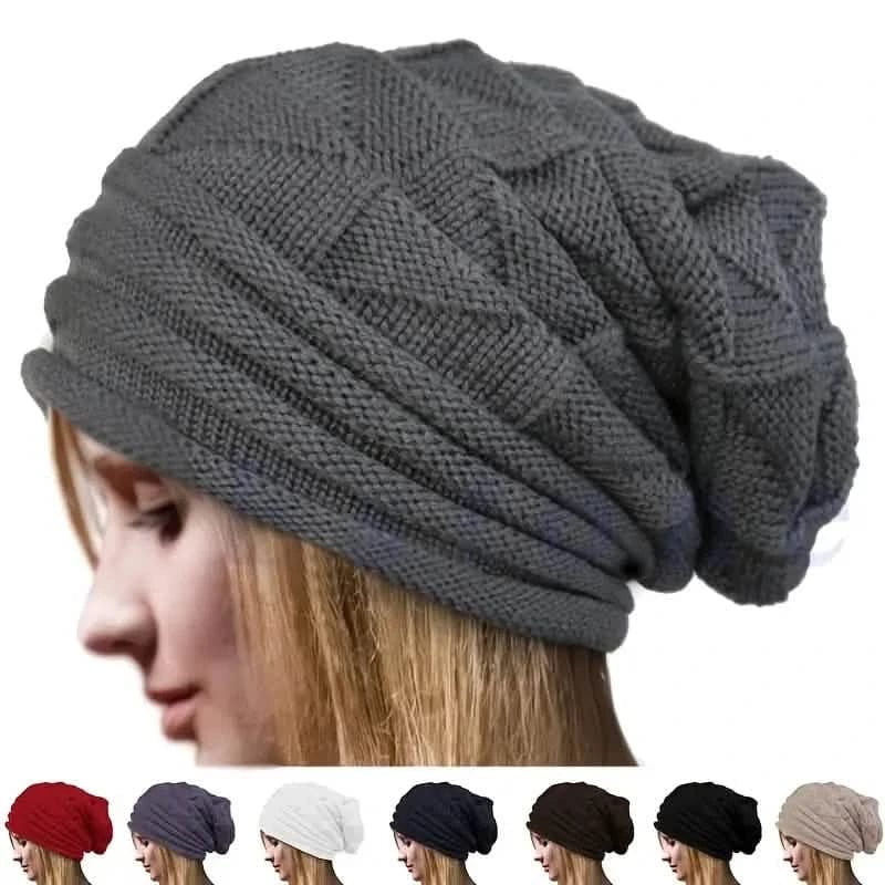 Unisex Oversized Knitted Baggy Beanie - A-1 Thread Vault